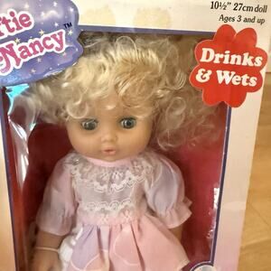 Vintage Lucky Bell 1989 SOFTIE NANCY Doll~10’’ Soft Body NEW OLD STOCK# [LU]
